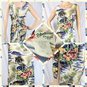 Hilo Hattie Hawaiian Original Maxi Dress #496